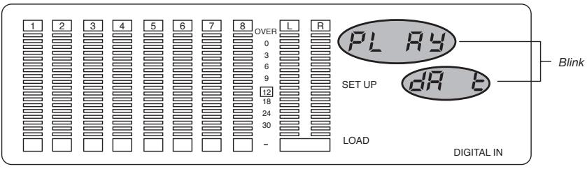 FOSTEX DMT8 - Press the EXECUTE/YES key again. - 1