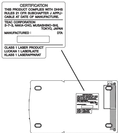 TASCAM CD-VT1MKII - CAUTION - 1