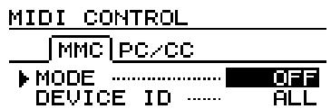TASCAM 788 - Paramétrage du 788 en tant que maître / esclave MMC - 1
