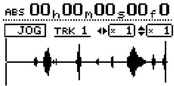 TASCAM 788 - Positionnement à l'aide de la molette "JOG/DATA" - 1