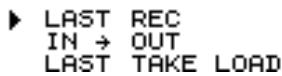 TASCAM 788 - Positionnement des points d'enregistrement en insertion - 2