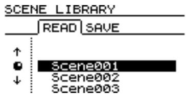 TASCAM 788 - Chargement de configurations à partir de la bibliothèque - 1