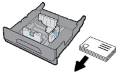 HP PAGEWIDE 477DW - Pour charger des enveloppes dans le bac 2 - 2