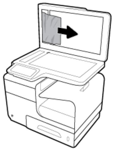 HP PAGEWIDE 477DW - Supprimer les bourrages du bac d'alimentation - 4