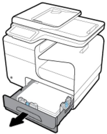 HP PAGEWIDE 477DW - Suppression des bourrages dans le bac 2 - 1
