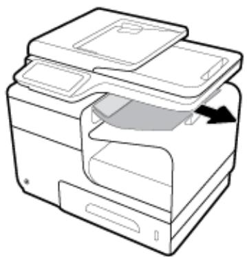 HP PAGEWIDE 477DW - Suppression des bourrages dans le bac de sortie - 1