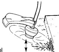 PARTNER PART T 250 25CC GAS TRIMMER - MÉTHODES DE COUPE - 3
