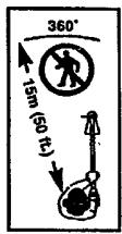 PARTNER PART T 250 25CC GAS TRIMMER - IDENTIFICATION DES SYMBOLES - 2