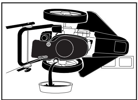 PARTNER PWT420 - Comment changer l'huile du moteur - 1