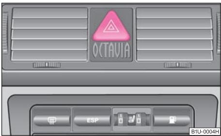 SKODA OCTAVIA TOUR - Contacteur des feu de détresse - 1