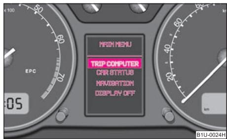 SKODA OCTAVIA TOUR - Menu - 1