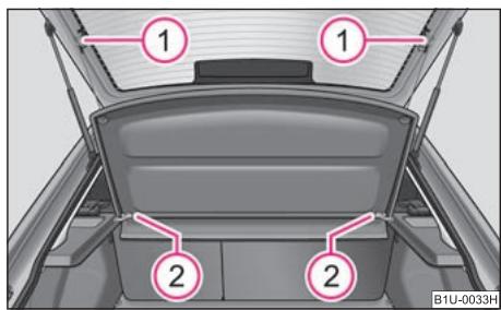 SKODA OCTAVIA TOUR - Tablette de coffre à bagages (Octavia) - 1