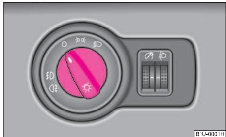SKODA OCTAVIA TOUR - Allumer et teéindre l'éclairage - 1