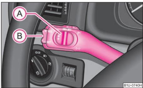 SKODA OCTAVIA TOUR - Mémorisation de la vitesse - 1