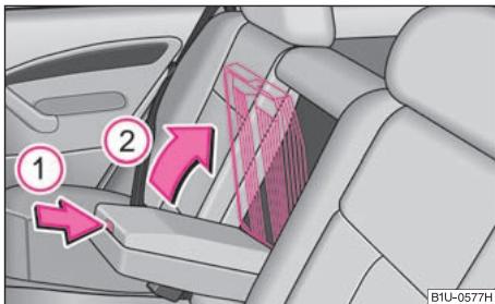 SKODA OCTAVIA TOUR - Accoudoirs des sièges arrêté avec vide-poches* - 2