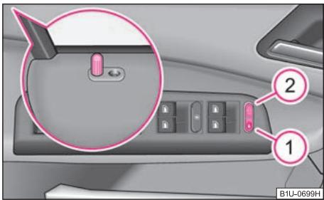 SKODA OCTAVIA TOUR - Touchepourleverrouillagecentralised - 1