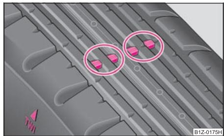 SKODA OCTAVIA TOUR - Indicateur d'usure - 1