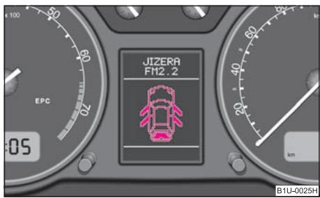SKODA OCTAVIA TOUR - Témoin d'ajretissement d'ouverture de portière et de capot de coffre à bagages - 1