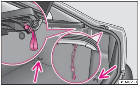 SKODA OCTAVIA TOUR - Oeillets d'arrimage - 1