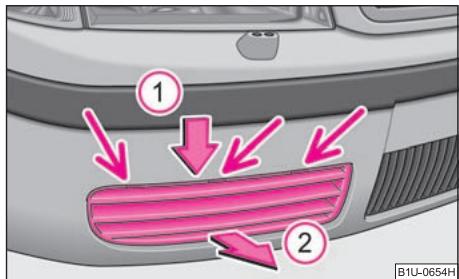 SKODA OCTAVIA TOUR - Oeillet avant de remorquage - 1
