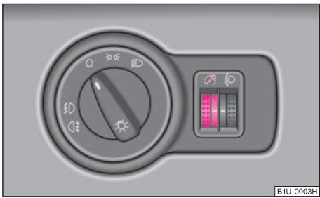 SKODA OCTAVIA TOUR - Eclairage de l'instrumentation* - 1
