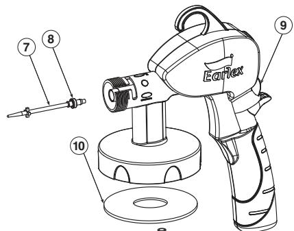 EARLEX HV2900 - EXPLODED PARTS VIEW - 2