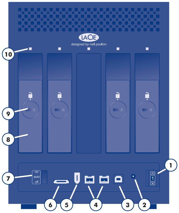 LACIE 16TB 2X4BIG QUADRA BUNDLE - Vue arrière - 2
