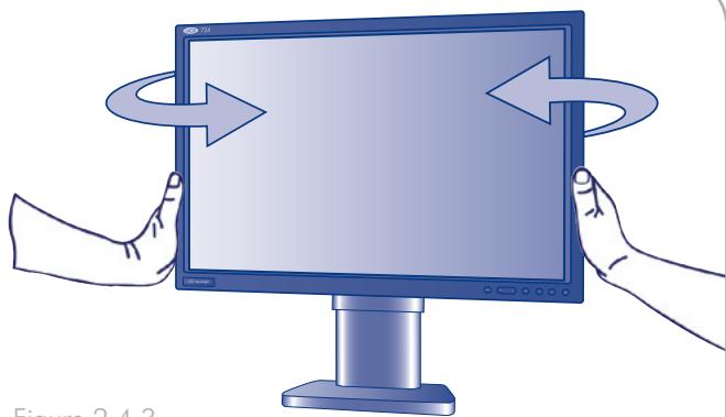 LACIE 724 LCD MONITOR HOOD CALIBRATION SOFTWARE COLORIMETER - Inclinaison de l'écran - 3