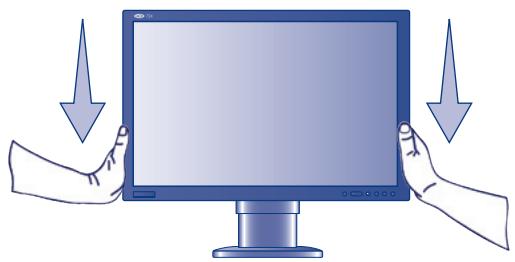 LACIE 724 LCD MONITOR HOOD CALIBRATION SOFTWARE COLORIMETER - Soulever et abaisser l'écran - 1