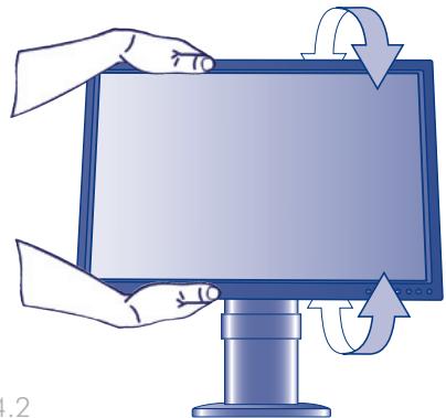 LACIE 724 LCD MONITOR HOOD CALIBRATION SOFTWARE COLORIMETER - Inclinaison de l'écran - 1