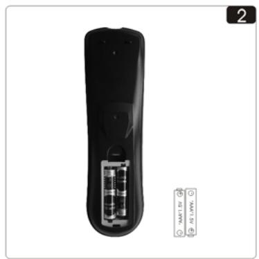 NESX NE-2311 - Montage des piles - 2