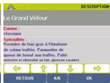 VIAMICHELIN NAVIGATION X-950 - Comment consulter la description d'un POI - 5
