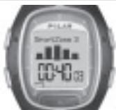 POLAR RS200 - Données enregistrées dans le fichier hebdo. - 2