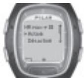 POLAR RS200 - Interrompre le test - 2