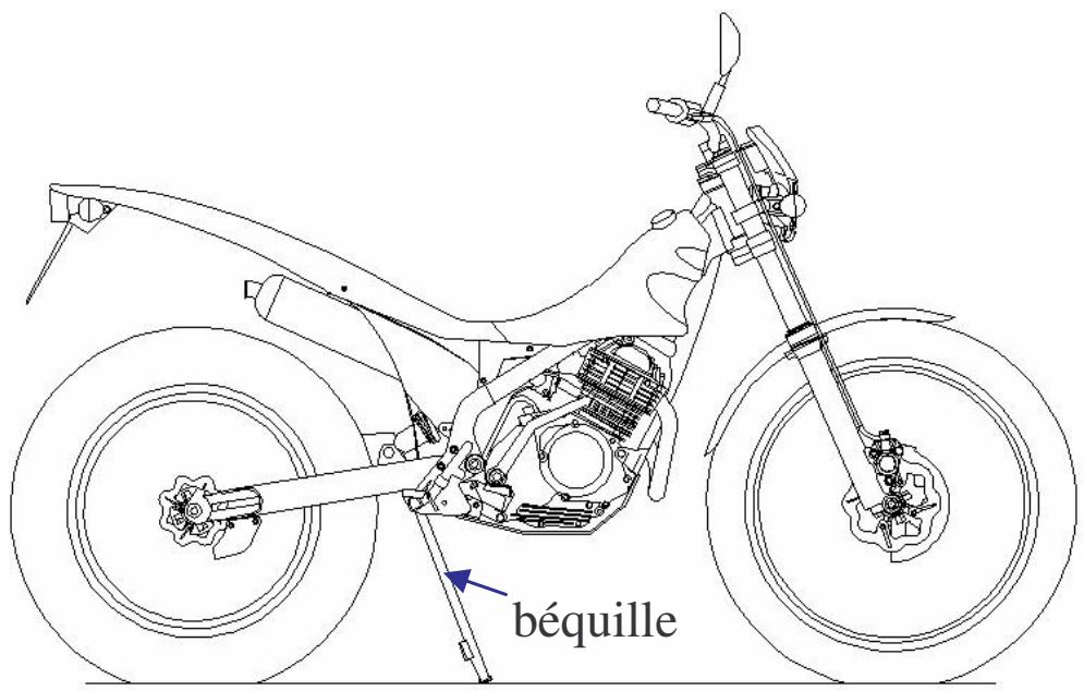 SCORPA TYS125F - Béquille latérale - 1