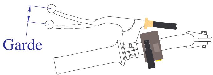 SCORPA TYS125F - 1) Réglage de la garde au levier d'embrayage - 1