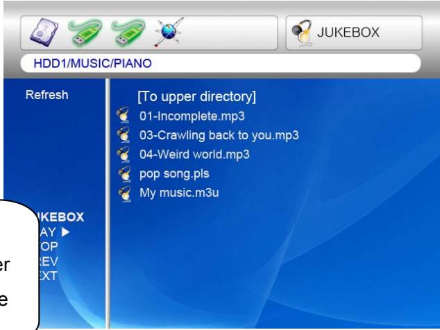 WE DIGITAL FULL BLACK TFT HD - Changement de mode de lecture de la musique - 1