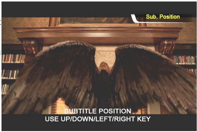 WE DIGITAL FULL BLACK TFT HD - Positionnement et taille des sous-titres - 2