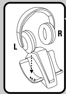 VIVANCO RF-HEADPHONE SET WITH CHARGING STATION - Préparation de votre casque écouteur sans fil - 5