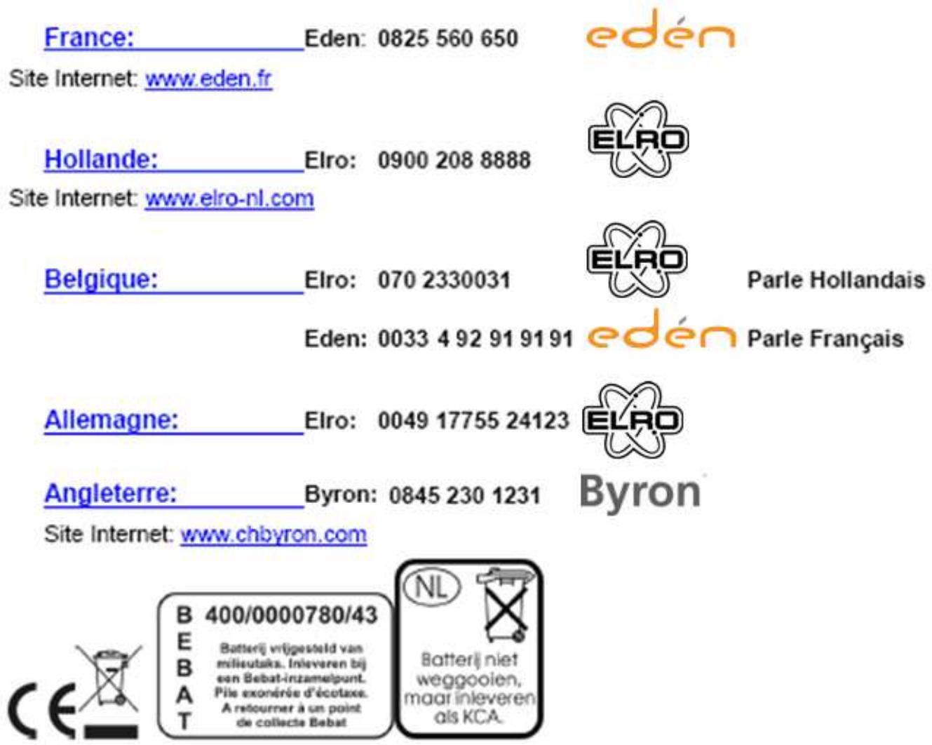 EDEN HA700M - Garantie - 1