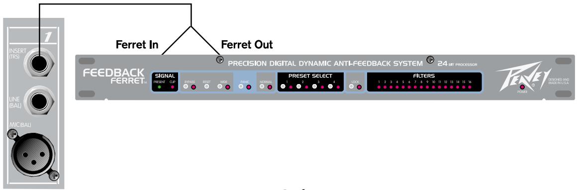 PEAVEY FEEDBACK FERRET - Input Level - 5