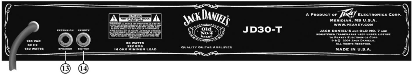 PEAVEY JD 30-T - INPUT (Entrée) (12) - 1