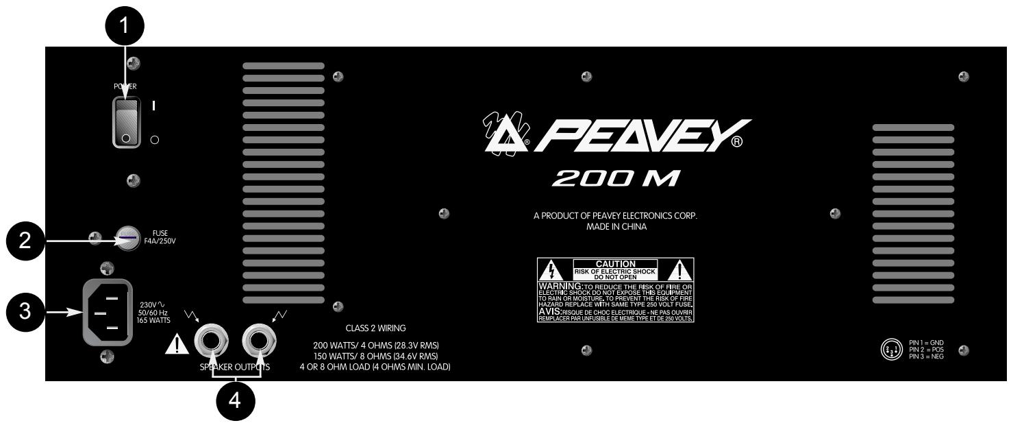 PEAVEY MP 600 - CARACTERISTIQUES: - 1