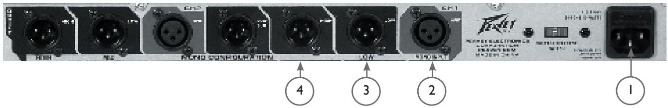 PEAVEY PV 23XO - Panneau arriere - 1