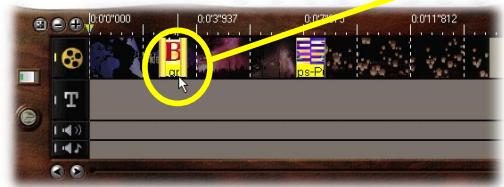 ULEAD VIDEOSTUDIO 5 - Ajouter une transition : - 1