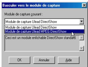 ULEAD VIDEOSTUDIO 5 - Configurer la capture MPEG : - 2