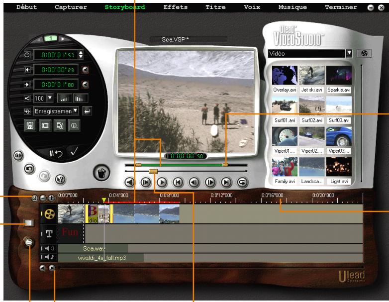 ULEAD VIDEOSTUDIO 5 - Plage sélectionnée - 1