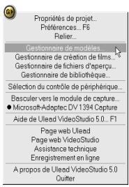 ULEAD VIDEOSTUDIO 5 - Créer un nouveau modèle: - 1