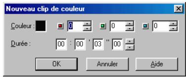 ULEAD VIDEOSTUDIO 5 - Insérer un clip de couleur : - 3