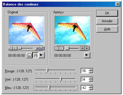 ULEAD VIDEOSTUDIO 5 - Boutons décaler le filtre vers le haut / vers le bas - 2